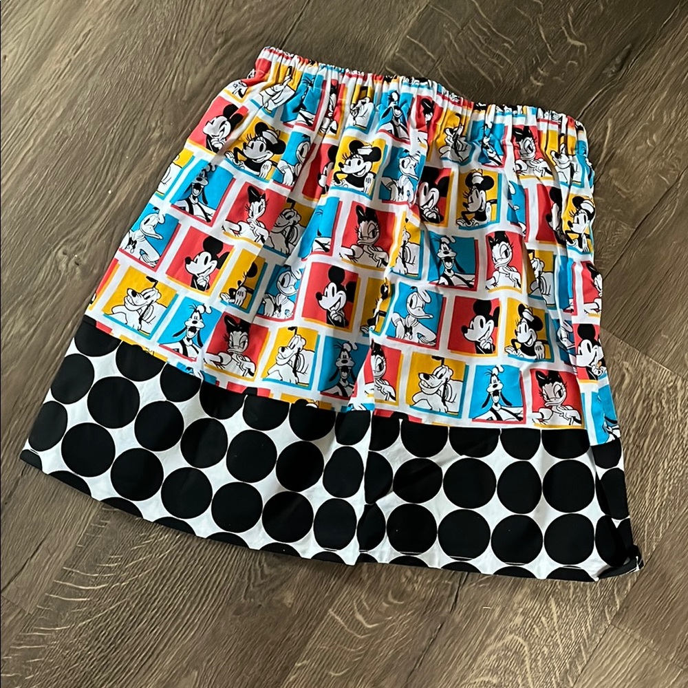 Colorful Cartoon Print Skirt